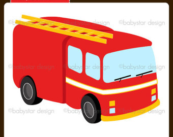 340x270 Fire Truck Clip Art Single Clipart Panda