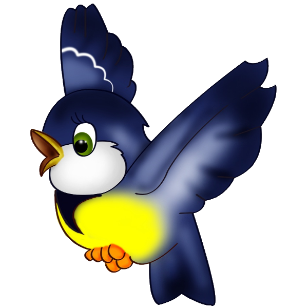 600x600 Blue Bird Clipart