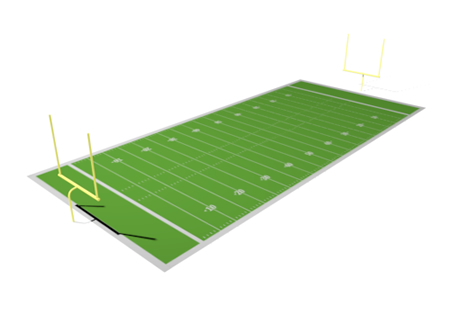 450x315 Football Field Illustration Clipart