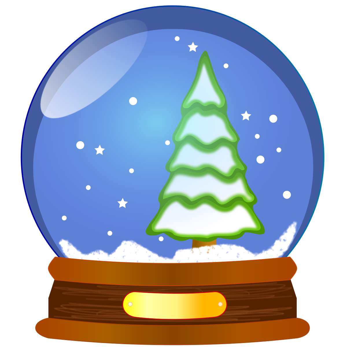 1200x1200 Snow Globe