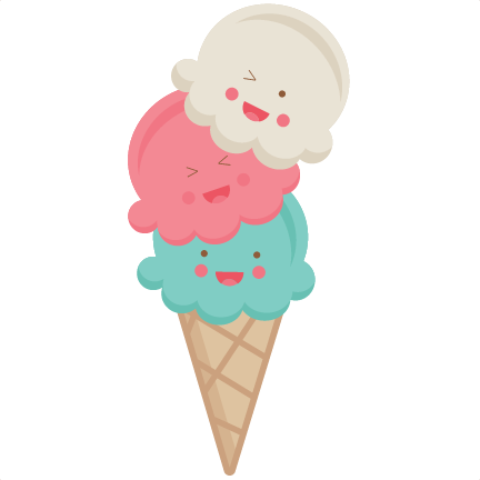 432x432 Happy Ice Cream Cone Svg Scrapbook Cut File Cute Clipart Files