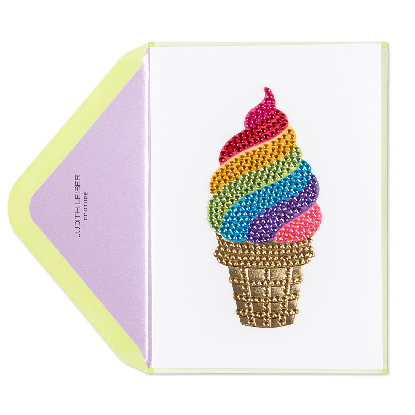 1400x1400 Ice Cream Cone Birthday Card