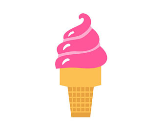 340x270 Ice Cream Cone Etsy