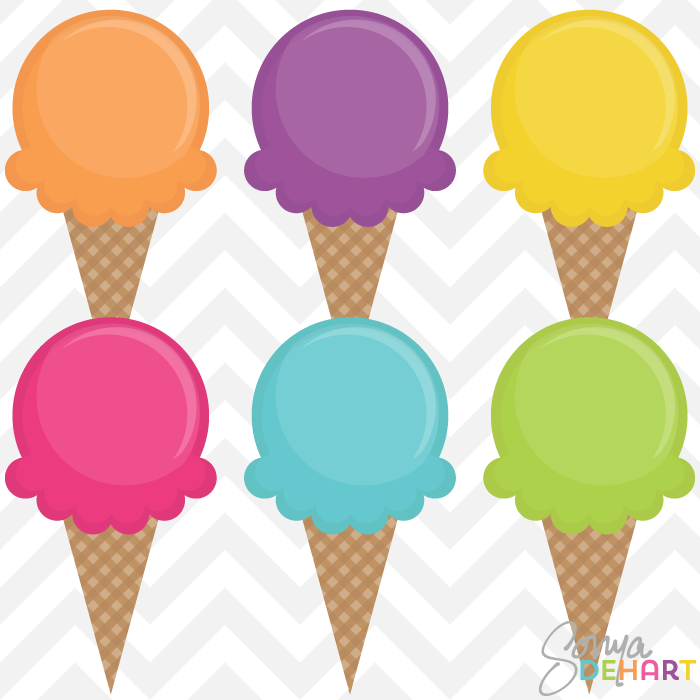700x700 Clip Art Waffle Cone Ice Cream Vectors
