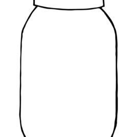 268x268 Empty Jar Coloring Page Kids Drawing And Coloring Pages