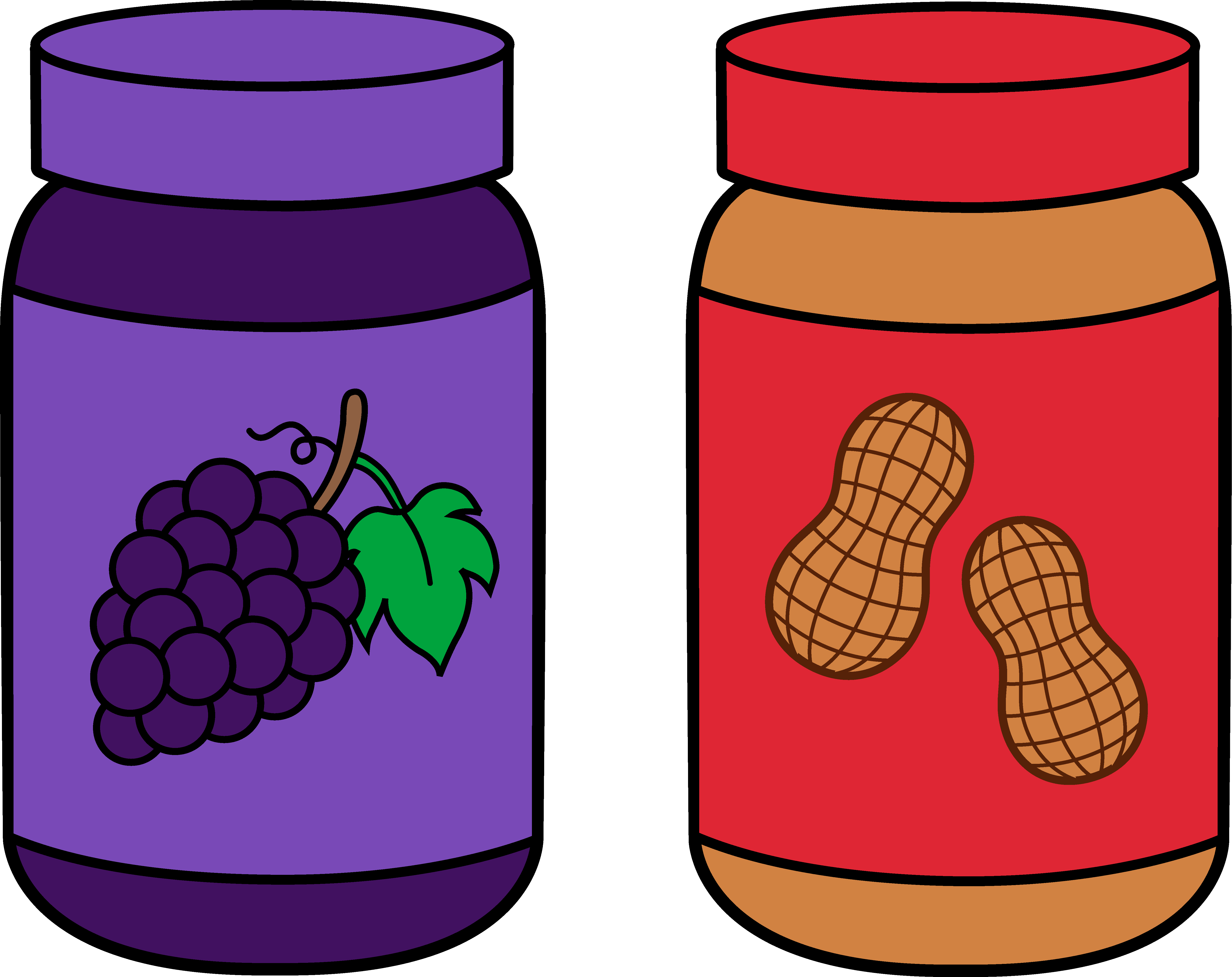 5737x4551 Free Clipart Jelly Jar