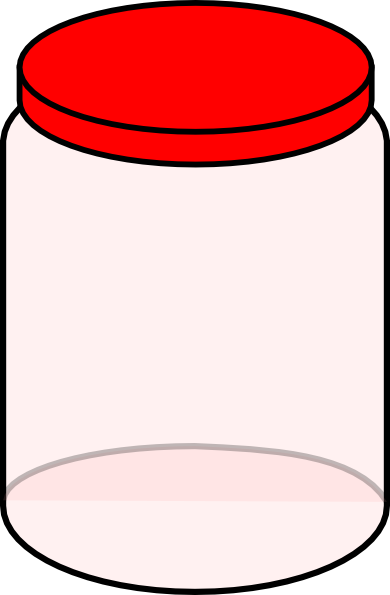 390x595 Red Dream Jar Clip Art