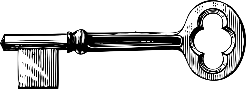 958x348 Public Domain Clip Art Image Illustration Of A Key Id
