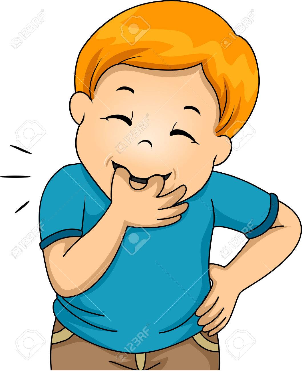 1058x1300 Illustration Of A Little Boy Whistling Using His Fingers Stock
