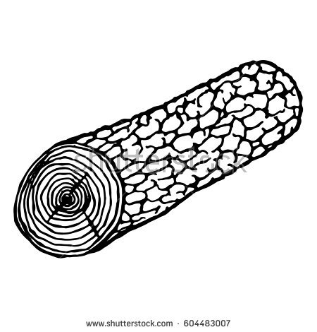 450x470 Drawn Log Line Drawing