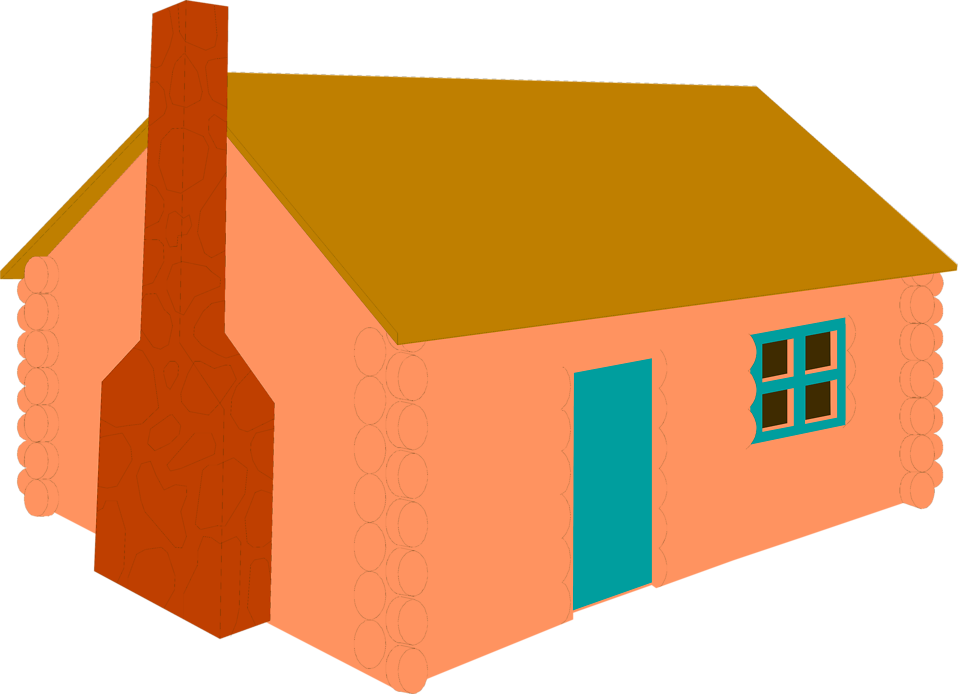 958x694 Log Cabin Free Stock Photo Illustration Of A Log Cabin