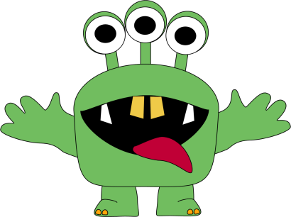 410x306 Free Monster Clipart 2
