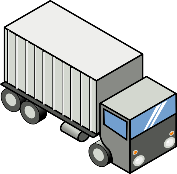 600x590 Moving Truck Clipart
