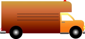 300x137 Moving Truck Clipart Image