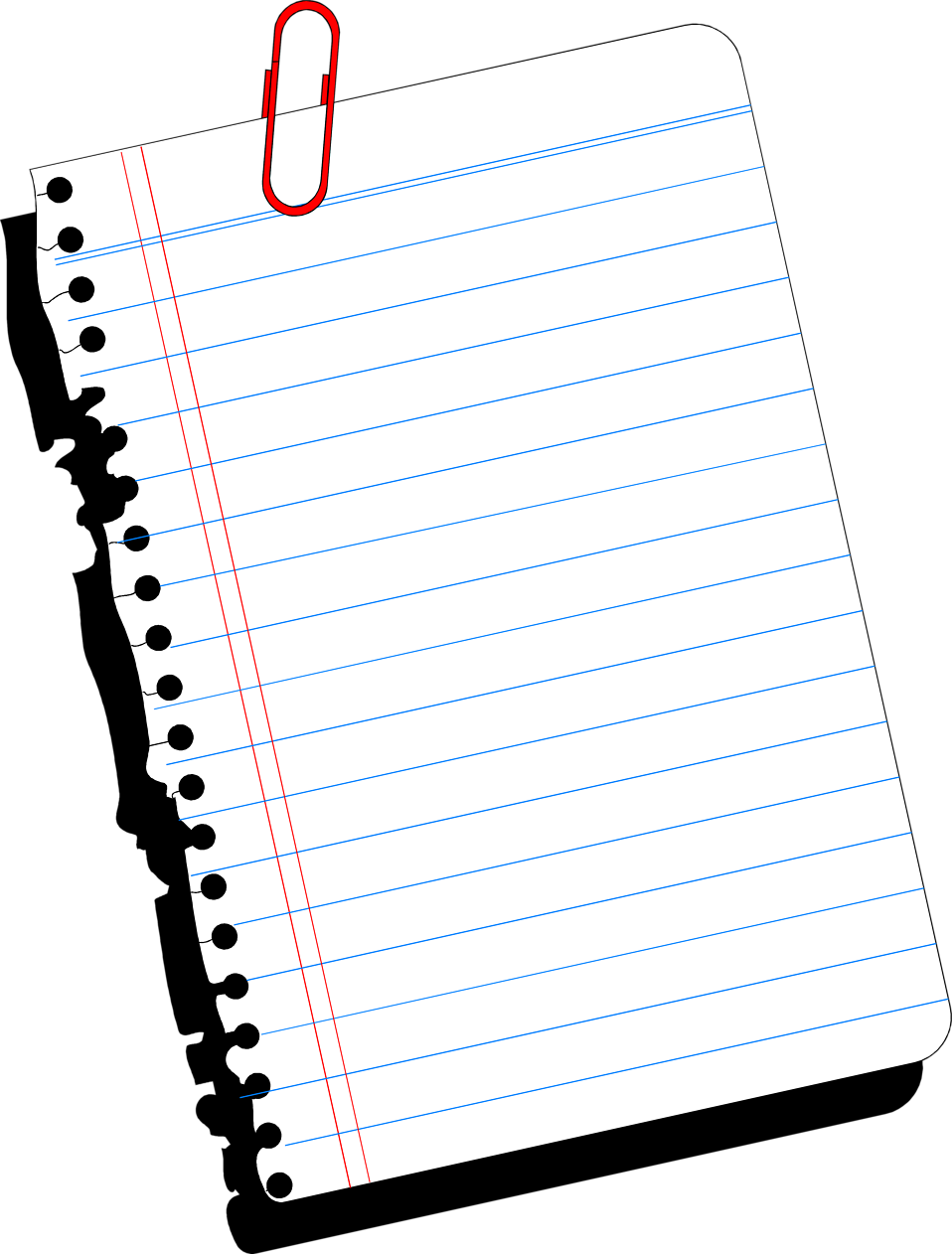 958x1262 Paper Free Stock Photo Illustration Of A Blank Notebook Paper