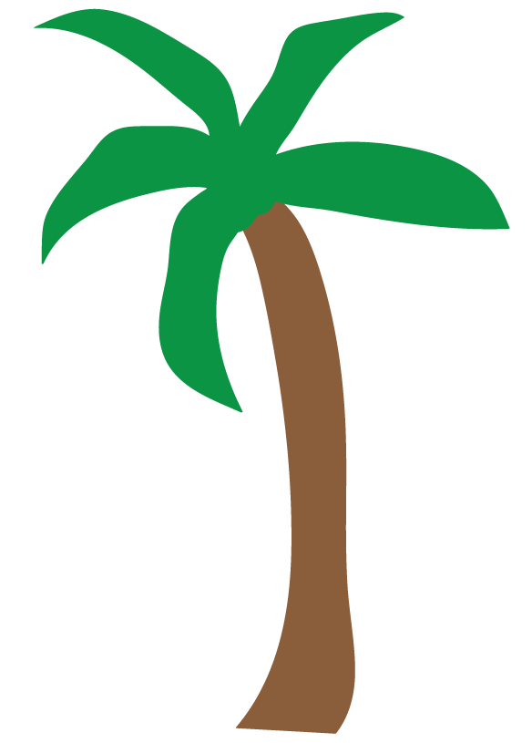 584x815 Palm Tree Clip Art Transparent Background Free