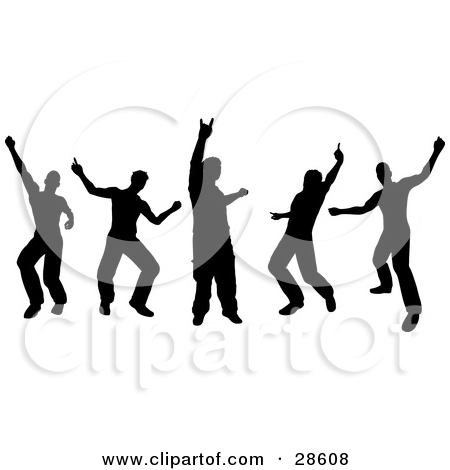 450x470 Dance Party Clip Art Black And White Clipart Panda