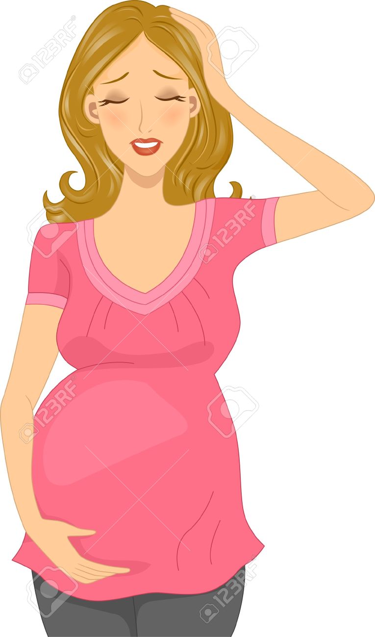 765x1300 Sick Clipart Pregnant Woman