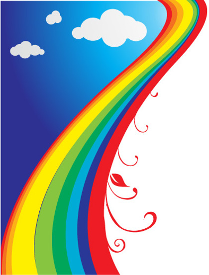 420x553 Cartoon Rainbow Pictures