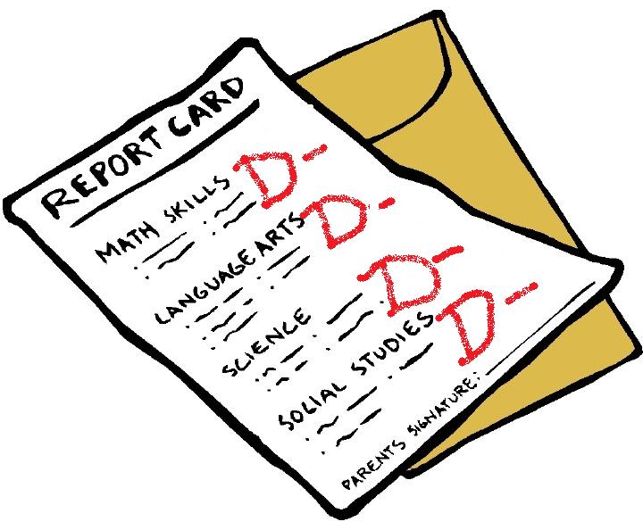 720x594 School Report Card Clipart
