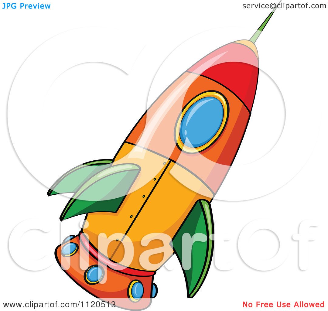 1080x1024 Cartoon Of A Rocket Ship