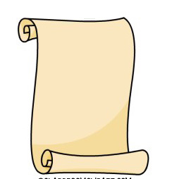 244x254 Scroll Clipart Open