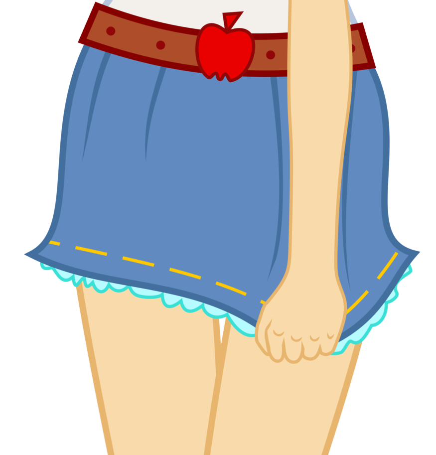 875x913 Too Short Skirt! (Applejack) By Uliks Uliks