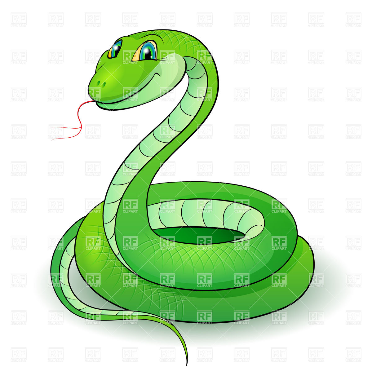 1200x1200 Clipart Of A Snake