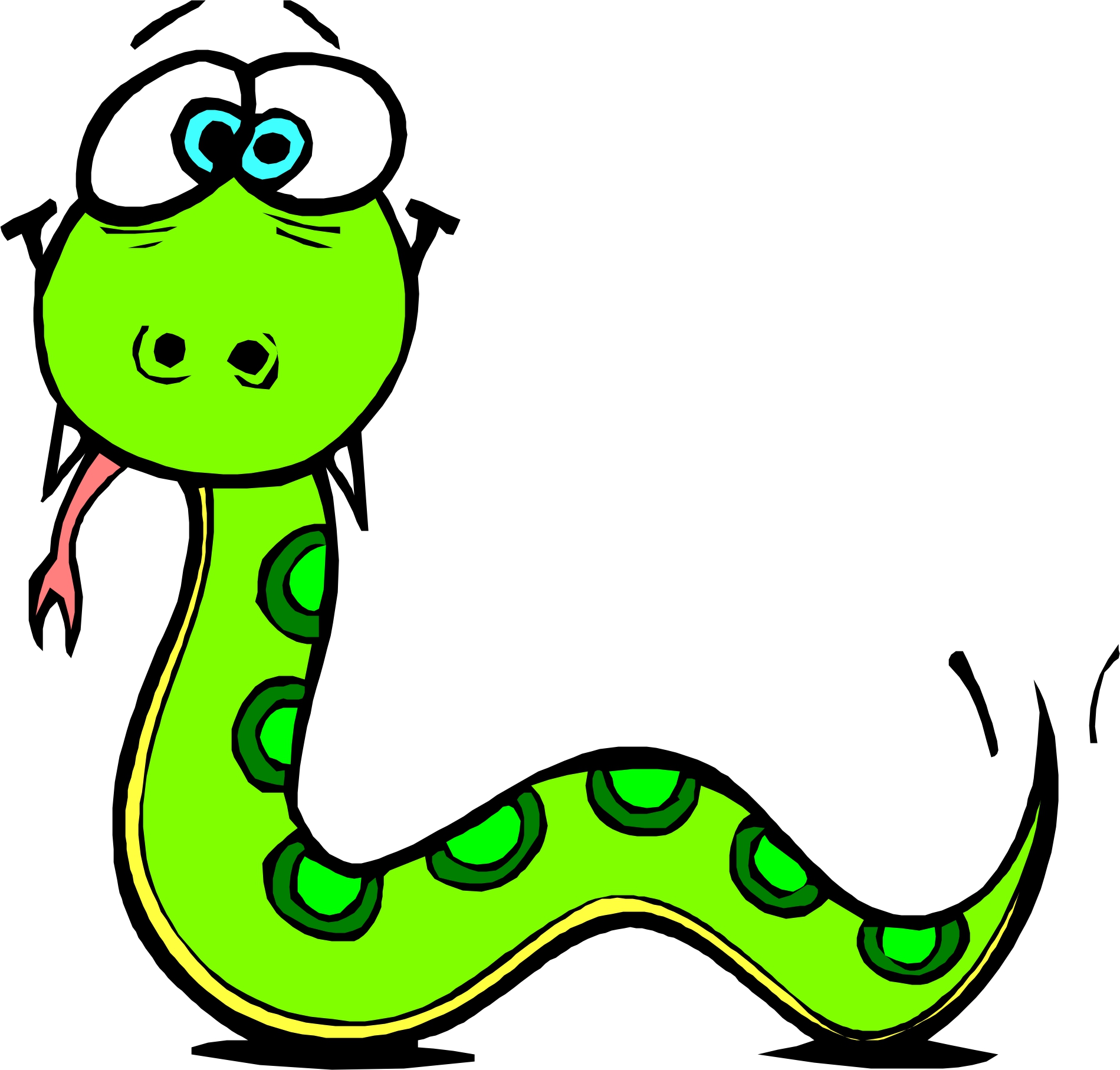 1899x1815 Picture Of A Cartoon Snake