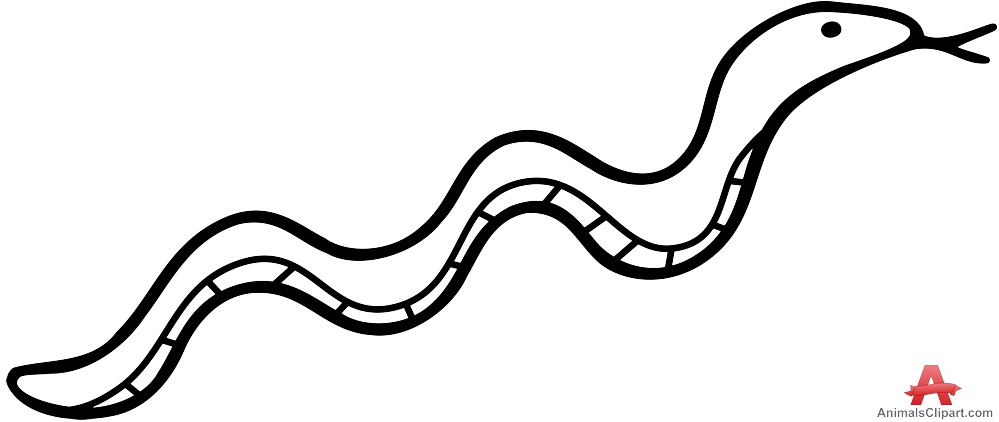 999x422 Snake Clipart Outline