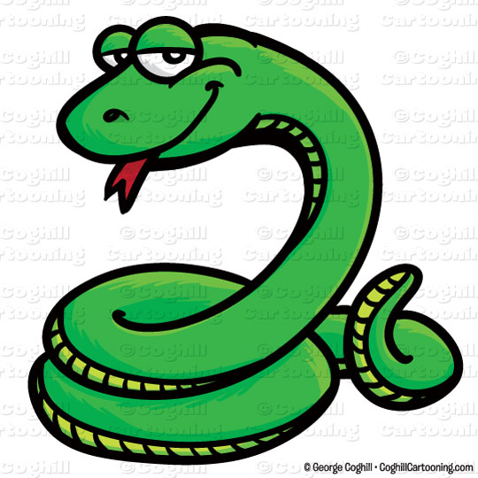 540x540 Cartoon Snake Clip Art Stock Illustration