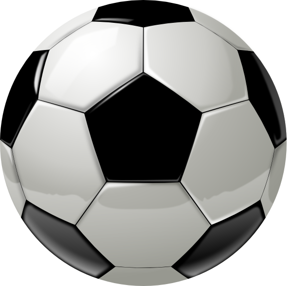 600x589 Soccer Ball Clip Art