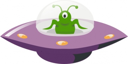 425x215 Spaceship Clipart Ufo