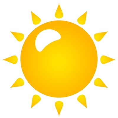 400x400 The Light Of The Sun Clipart