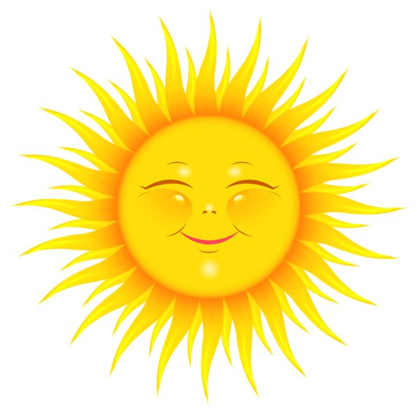 600x594 Artistic Clipart Sun
