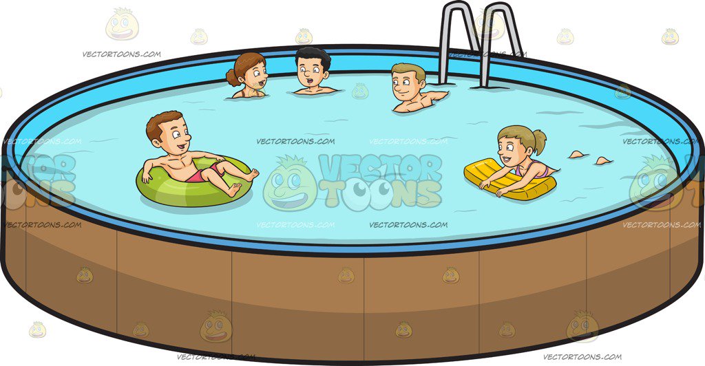 1024x532 Pool Party Clipart
