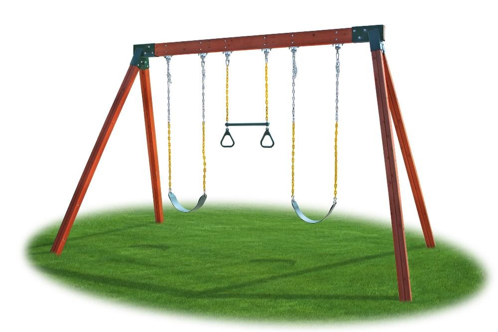 1000x667 Classic Cedar Swing Set