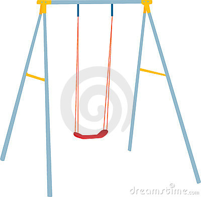 400x392 Swing Set Play Clipart