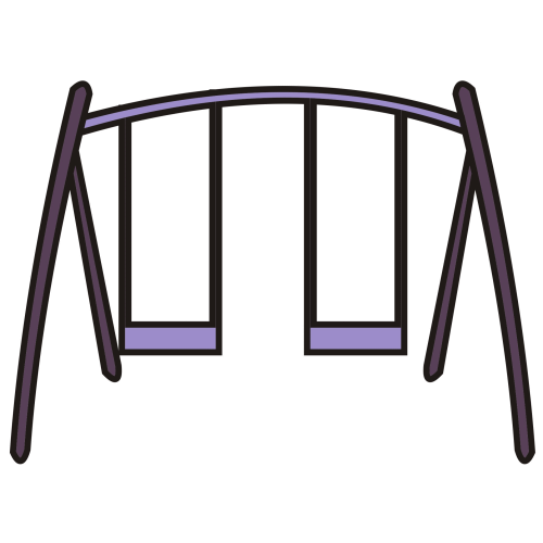 500x500 Swing Clipart Swing Set