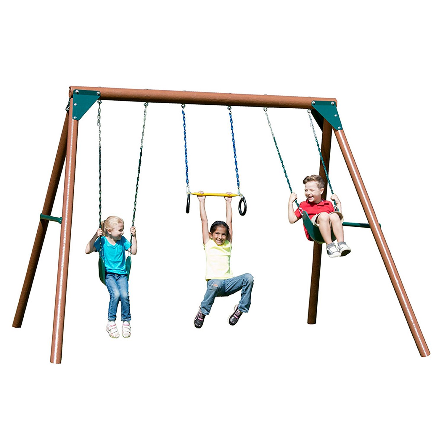 1500x1500 Swing N Slide Orbiter Complete Wooden Swing Set