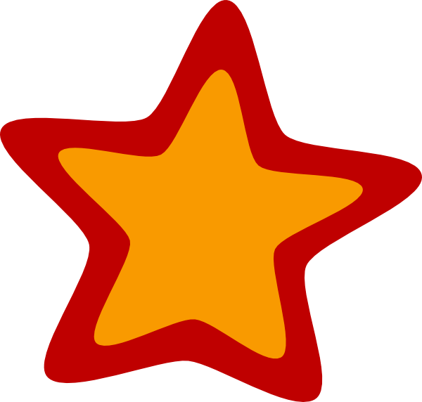 600x572 Red Yellow Star Clip Art