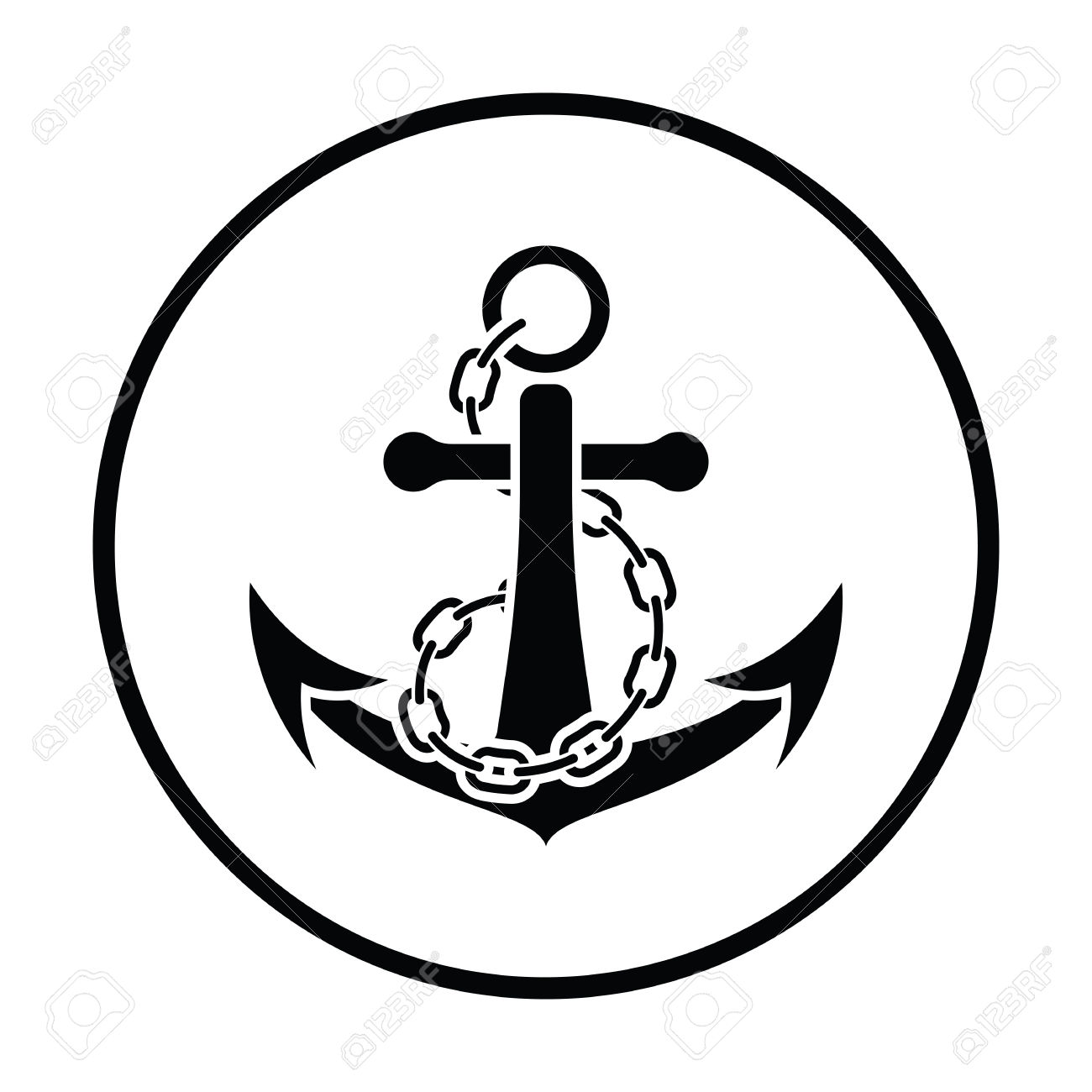 1300x1300 Anchor Clipart Anchor Chain