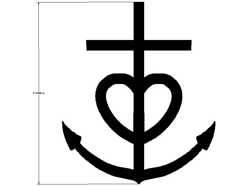 800x600 Anchor Clipart Crossed Anchor
