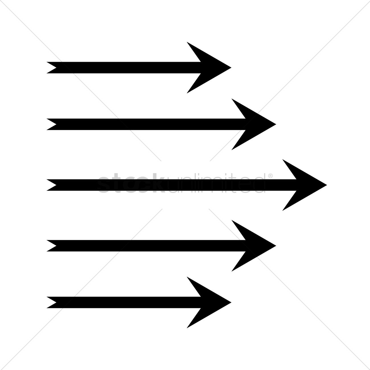 1300x1300 Arrows Pointing To The Right Vector Image