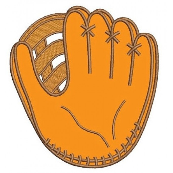 700x700 Baseball Mitt (Glove) Applique