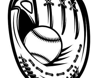 340x270 Baseball Glove Svg Etsy