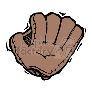 300x300 Royalty Free Baseball Glove 168459 Vector Clip Art Image