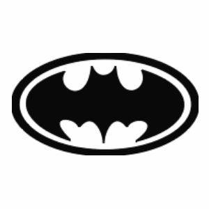 300x300 Printable Batman Symbol Clipart Panda