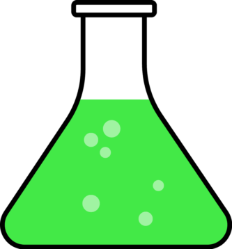 333x358 Green Clipart Beaker