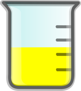 264x298 Yellow Beaker Clip Art